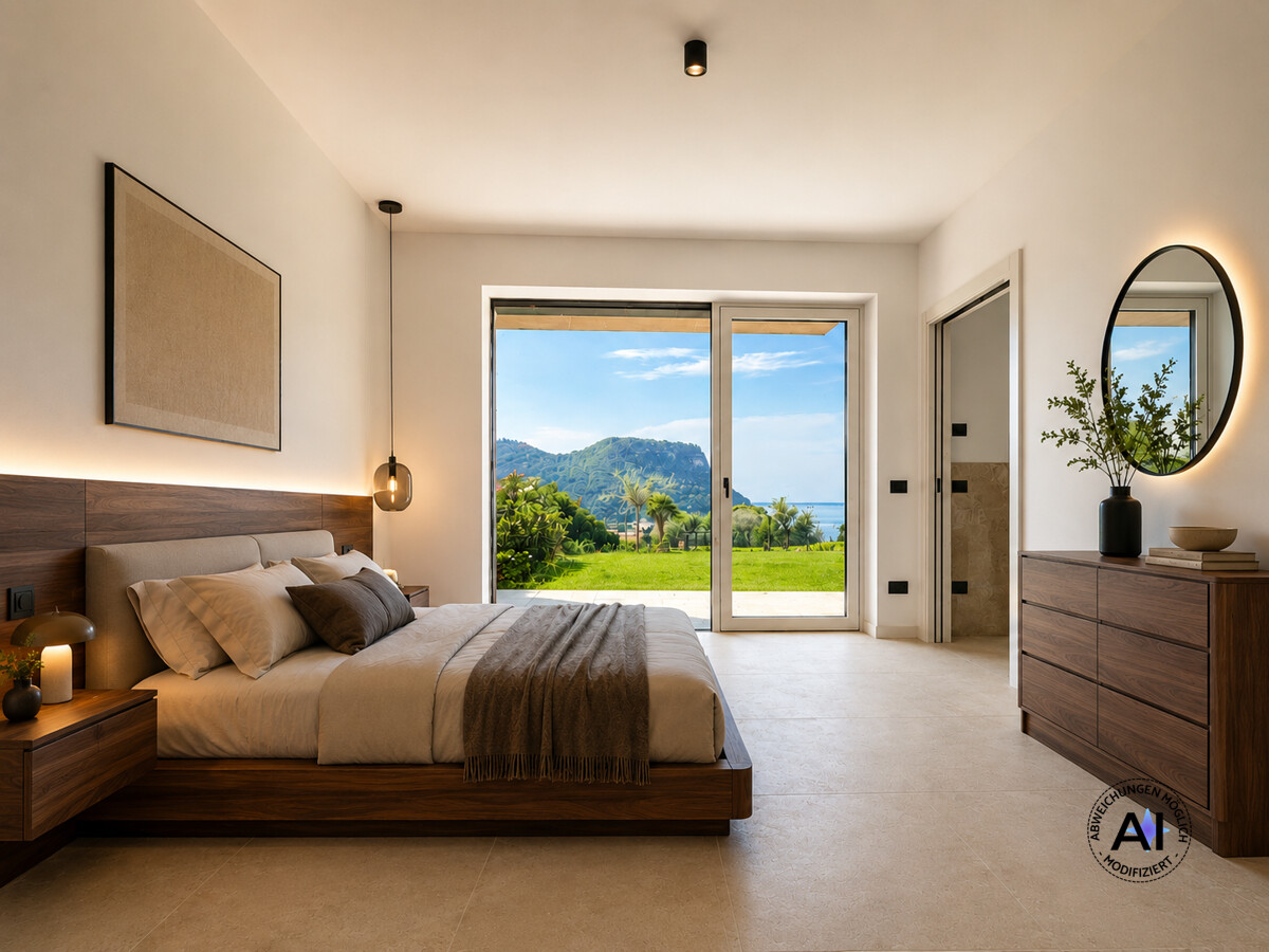 B2 Schlafzimmer (KI-Möbliert/Modifiziert)