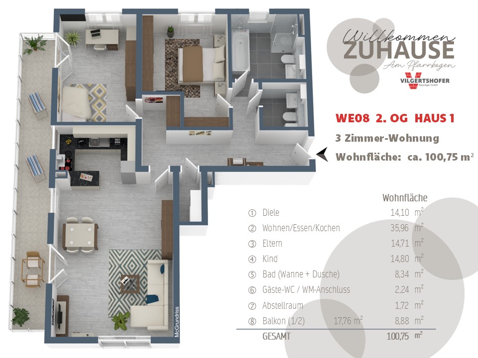 Grundriss Wohnung 08